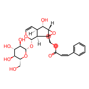 [(1aS)-1a,1bα,2,5aα,6,6aβ-Hexahydro-6α-hydroxy-1a-[(cis-cinnamoyloxy)methyl]oxireno[4,5]cyclopenta[1,2-c]pyran-2α-yl]β-D-glucopyranoside