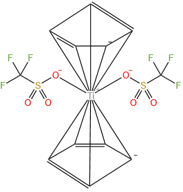 Bis(cyclopentadienyl)di(triflato)titanium