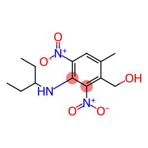 Benzenemethanol, 3-[(1-ethylpropyl)amino]-6-methyl-2,4-dinitro-
