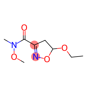 3-Isoxazolecarboxamide,5-ethoxy-4,5-dihydro-N-methoxy-N-methyl-(9CI)