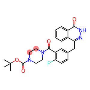 tert-butyl 4-(2-fluoro-5-((4-oxo-3,4-dihydrophthalazin-1-yl)methyl)benzoyl)piperazine-1-carboxylate