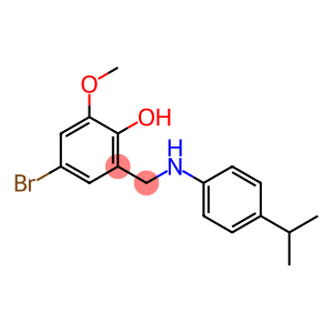 4-BROMO-2-[(4-ISOPROPYLANILINO)METHYL]-6-METHOXYBENZENOL