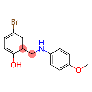 4-BROMO-2-[(4-METHOXYANILINO)METHYL]BENZENOL