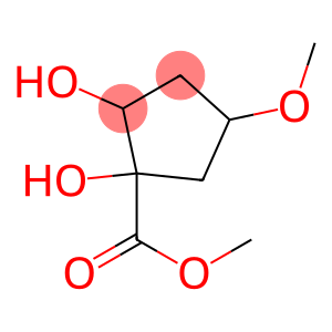 Cyclopentanecarboxylic acid, 1,2-dihydroxy-4-methoxy-, methyl ester (9CI)