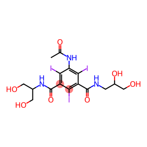 1,3-Benzenedicarboxamide, 5-(acetylamino)-N1-(2,3-dihydroxypropyl)-N3-[2-hydroxy-1-(hydroxymethyl)ethyl]-2,4,6-triiodo-