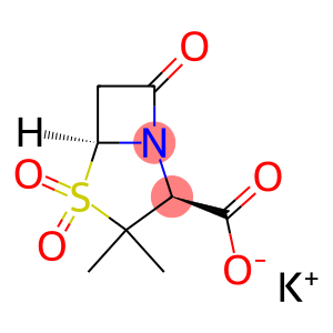 potassium (2S-cis)-3,3-dimethyl-7-oxo-4-thia-1-azabicyclo[3.2.0]heptane-2-carboxylate 4,4-dioxide