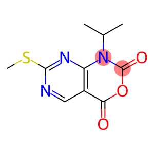 1-isopropyl-7-(methylthio)-1H-pyrimido[4,5-d][1,3]oxazine-2,4-dione