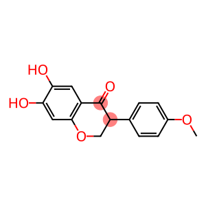 2,3-dihydro-6,7-dihydroxy-3-(4-methoxyphenyl)-4H-1-benzopyran-4-one