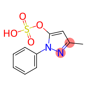 1H-Pyrazol-5-ol, 3-methyl-1-phenyl-, hydrogen sulfate (ester)