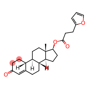 Estr-4-en-3-one, 17b-hydroxy-, 2-furanpropionate (7CI, 8CI)