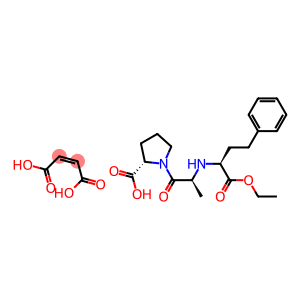 (S)-1-[N-[1-(ethoxycarbonyl)-3-phenylpropyl]-L-alanyl]-L-proline maleate