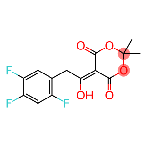 5-[1-羟基-2-(2,4,5-三氟苯基)亚乙基]-2,2-二甲基-1,3-二氧六环-4,6-二酮