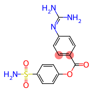 p-(p-Guanidinobenzoyloxy)benzenesulfonamide methanesulfonic acid salt