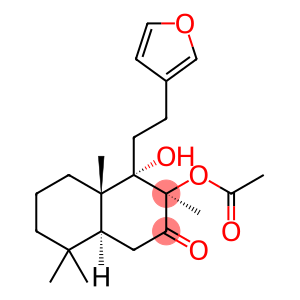 (3R,8aβ)-3α-Acetoxy-4-[2-(3-furyl)ethyl]-3,4,4a,5,6,7,8,8a-octahydro-4β-hydroxy-3,4aα,8,8-tetramethylnaphthalen-2(1H)-one