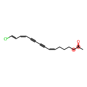 7,13,15-Hexadecatriene-9,11-diyn-2-one, 16-chloro-, (Z,Z,E)- (9CI)