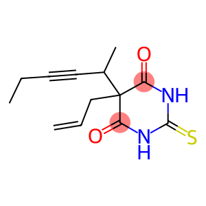 5-hex-3-yn-2-yl-5-prop-2-enyl-2-sulfanylidene-1,3-diazinane-4,6-dione