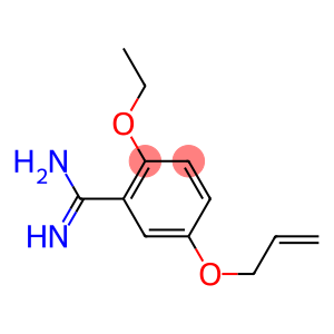 Benzenecarboximidamide, 2-ethoxy-5-(2-propenyloxy)- (9CI)