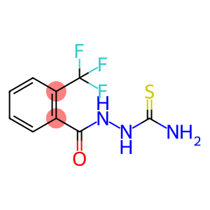 Benzoic acid, 2-(trifluoromethyl)-, 2-(aminothioxomethyl)hydrazide