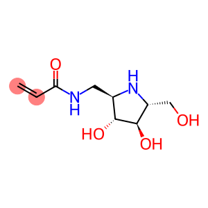2-Propenamide, N-[[(2R,3R,4R,5R)-3,4-dihydroxy-5-(hydroxymethyl)-2-pyrrolidinyl]methyl]-