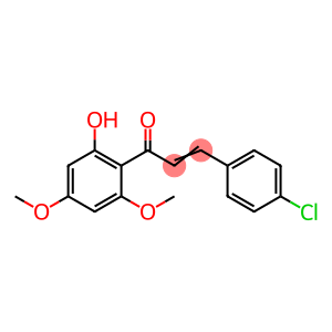 2-Propen-1-one, 3-(4-chlorophenyl)-1-(2-hydroxy-4,6-dimethoxyphenyl)-