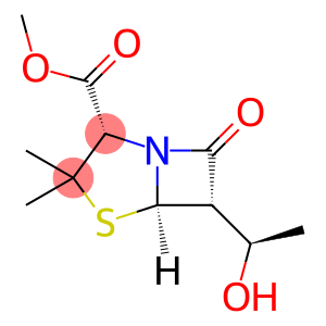 methyl [2S-[2alpha,5alpha,6alpha(S*)]]-6-(1-hydroxyethyl)-3,3-dimethyl-7-oxo-4-thia-1-azabicyclo[3.2.0]heptane-2-carboxylate