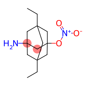 Tricyclo[3.3.1.13,7]decan-1-ol, 3-amino-5,7-diethyl-, 1-nitrate