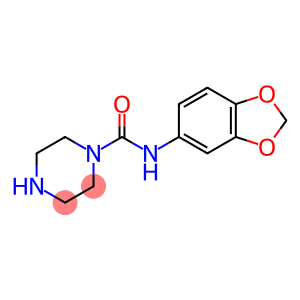 1-Piperazinecarboxamide, N-1,3-benzodioxol-5-yl-