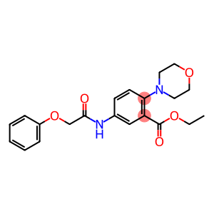 ethyl 2-(4-morpholinyl)-5-[(phenoxyacetyl)amino]benzoate