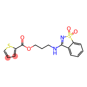 3-[(1,1-dioxido-1,2-benzisothiazol-3-yl)amino]propyl 2-thiophenecarboxylate