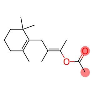 1,2-dimethyl-3-(2,6,6-trimethyl-1-cyclohexen-1-yl)propen-1-yl acetate