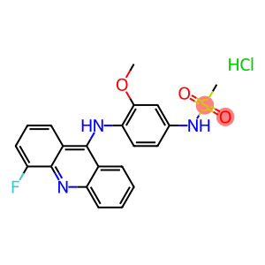 N-[4-[(4-fluoroacridin-9-yl)amino]-3-methoxy-phenyl]methanesulfonamide hydrochloride