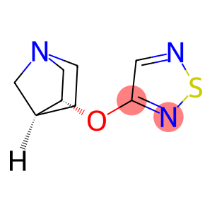 1-Azabicyclo[2.2.1]heptane,3-(1,2,5-thiadiazol-3-yloxy)-,(1R,3R,4S)-rel-(9CI)