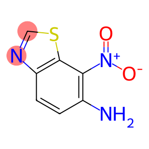 Benzothiazole, 6-amino-7-nitro- (7CI,8CI)