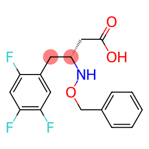 (R)-3-(苄氧基氨基)-4-(2,4,5-三氟苯基)丁酸