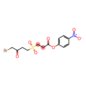 3-(4-bromo-3-oxobutanesulfonyl)-1-propionic acid 4-nitrophenyl ester