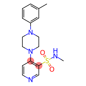N-methyl-4-[4-(3-methylphenyl)-1-piperazinyl]-3-pyridinesulfonamide