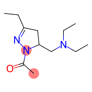 1H-Pyrazole-5-methanamine,1-acetyl-N,N,3-triethyl-4,5-dihydro-(9CI)