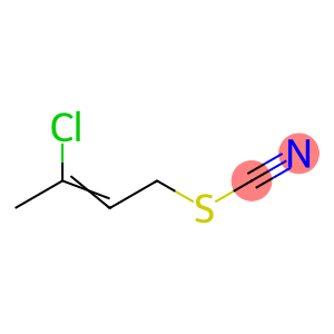 Thiocyanic acid, 3-chloro-2-buten-1-yl ester