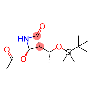 [3R(1′R,4R)]-(+)-4-乙酰氧基-3-[1-(叔丁基二甲基硅氧基)乙基]-2-氮杂环丁酮