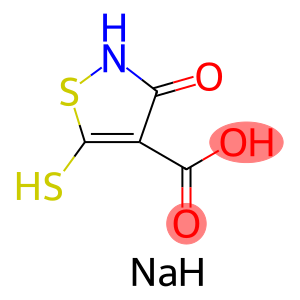 3-HYDROXY-5-MERCAPTO-4-ISOTHIAZOLECARBOXYLIC ACID TRISODIUM SALT