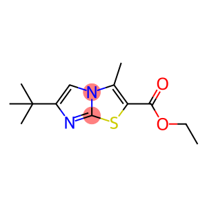 6-(1,1-DIMETHYLETHYL)-3-METHYLIMIDAZO[2,1-B]THIAZOLE-2-CARBOXYLIC ACID ETHYL ESTER