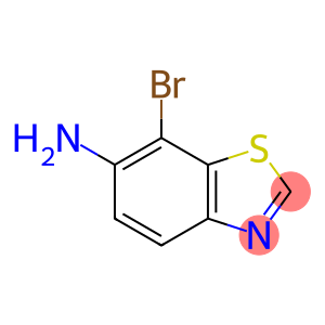 6-Benzothiazolamine, 7-bromo-