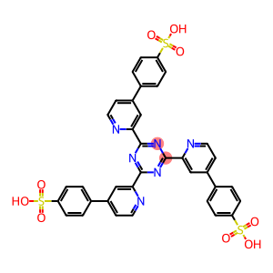 2,4,6-Tris[4-(4-sulfophenyl)-2-pyridyl]-1,3,5-triazine