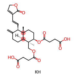 14-deoxy-11,12-didehydroandrographolide 3,19-disuccinate