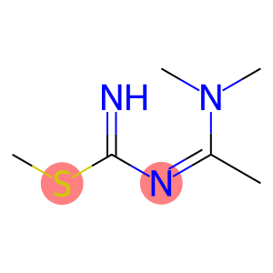 Carbamimidothioic acid, [1-(dimethylamino)ethylidene]-, methyl ester (9CI)