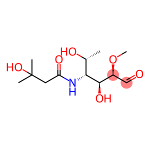 D-Glucose, 4,6-dideoxy-4-[(3-hydroxy-3-methyl-1-oxobutyl)amino]-2-O-methyl-