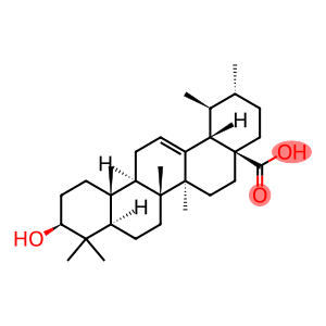 (3beta,5xi,18alpha)-3-hydroxyurs-12-en-28-oic acid