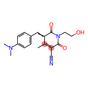 5-[[4-(Dimethylamino)phenyl]methylene]-1,2,5,6-tetrahydro-1-(2-hydroxyethyl)-4-methyl-2,6-dioxo-3-pyridinecarbonitrile