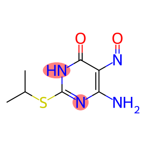 6-AMINO-2-(ISOPROPYLSULFANYL)-5-NITROSOPYRIMIDIN-4(3H)-ONE