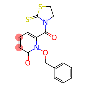 2(1H)-Pyridinone, 1-(phenylmethoxy)-6-[(2-thioxo-3-thiazolidinyl)carbonyl]-